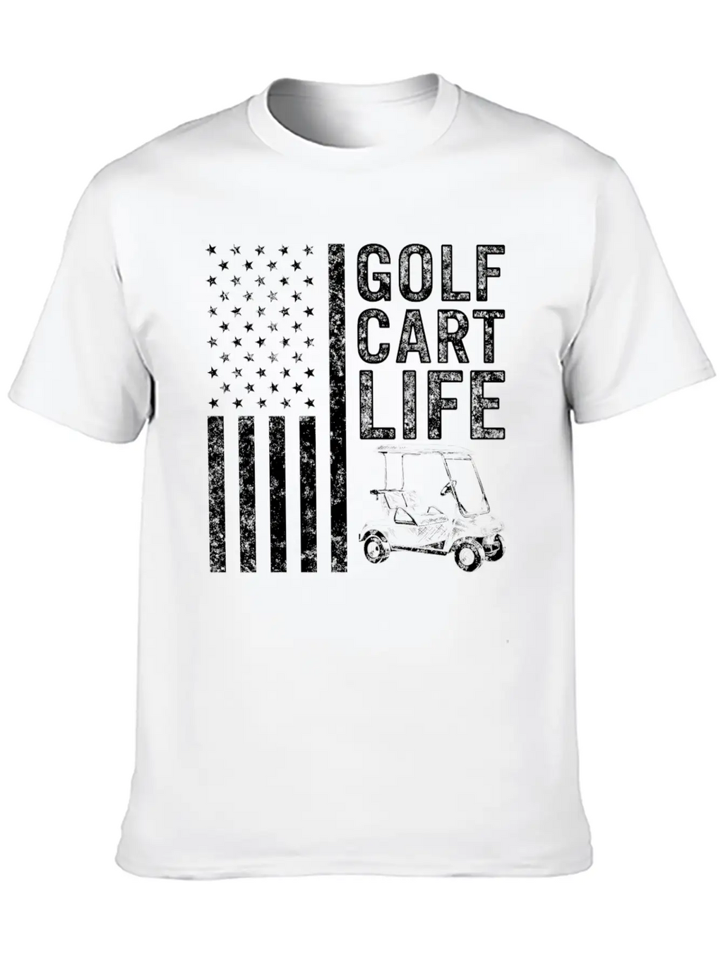 Golf Cart Life Shirt, Golf Lover, Funny Golf Unisex Casual T-Shirt – Clean Design For Daily Comfort