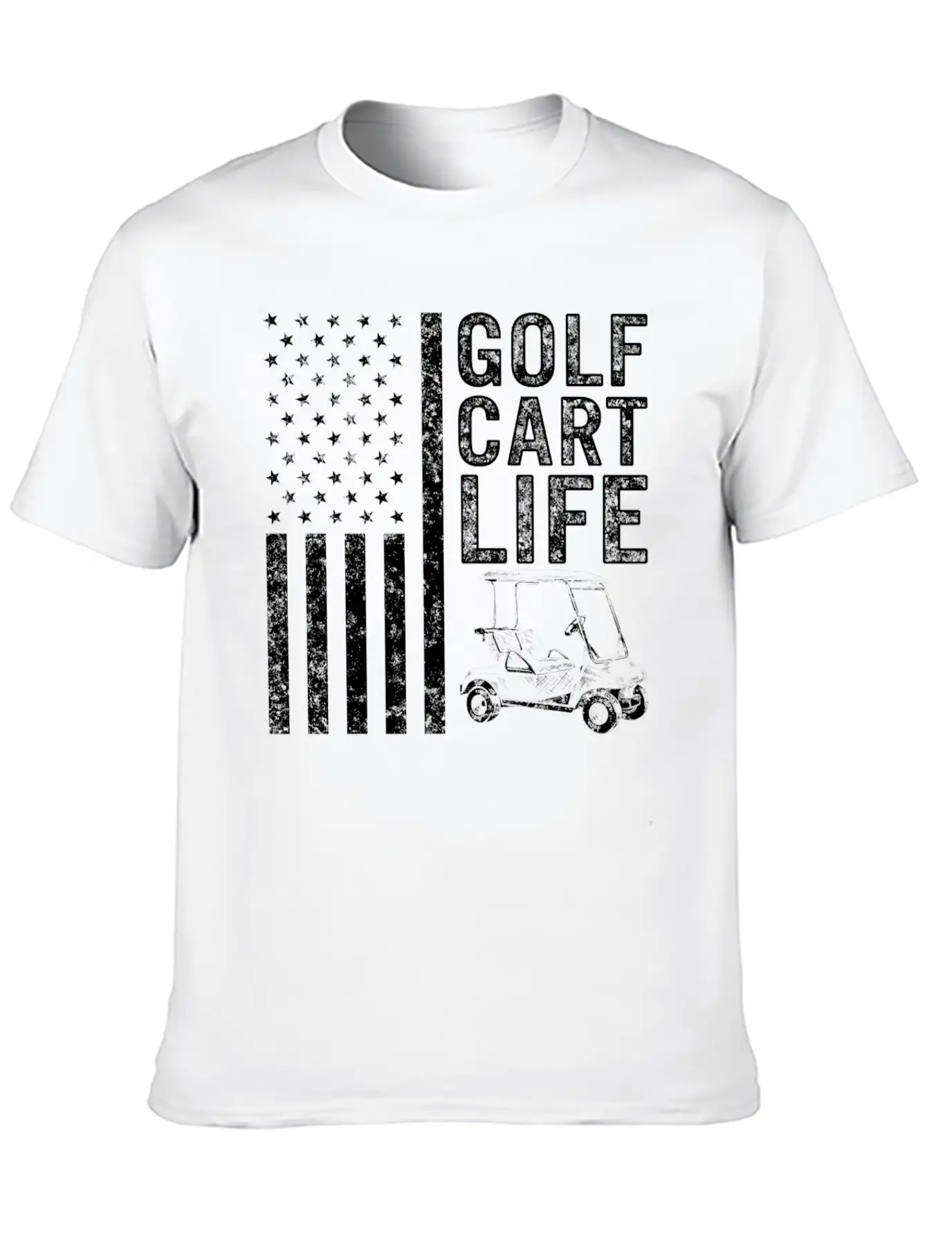 Golf Cart Life Shirt, Golf Lover, Funny Golf Unisex Casual T-Shirt – Clean Design For Daily Comfort
