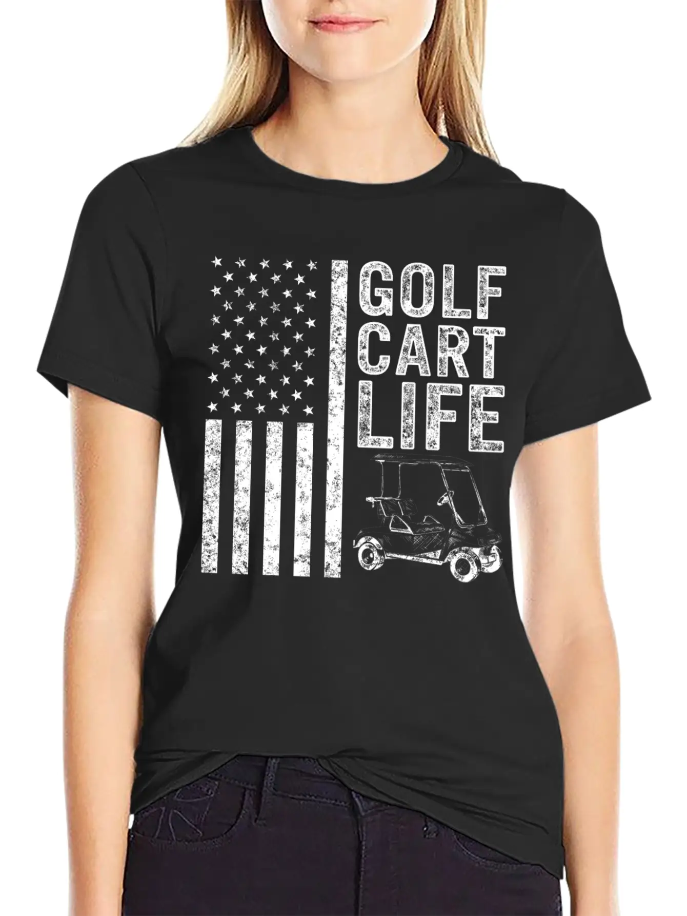 Golf Cart Life Shirt, Golf Lover, Funny Golf Unisex Casual T-Shirt – Clean Design For Daily Comfort