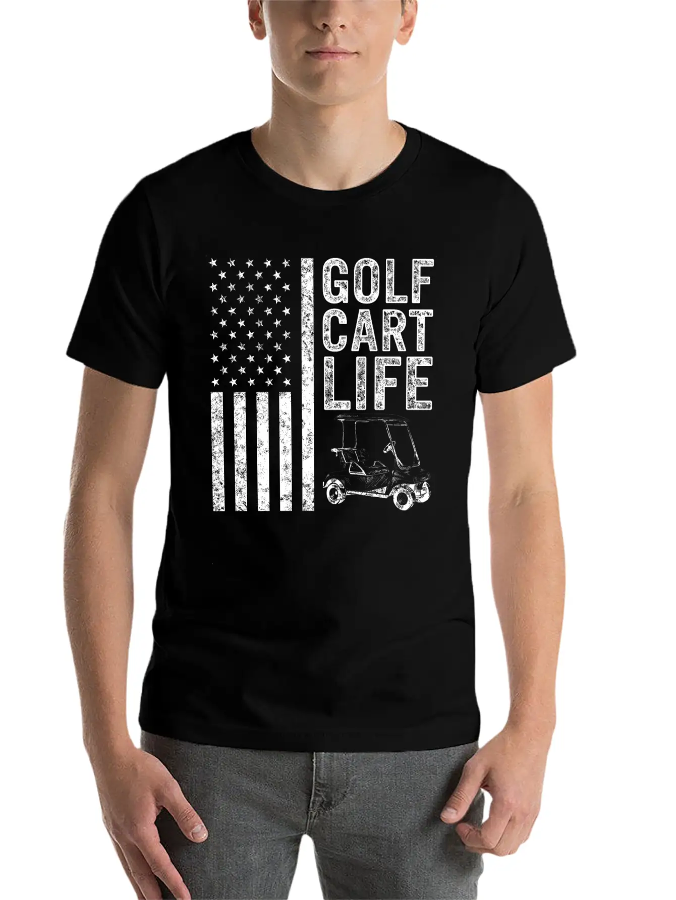 Golf Cart Life Shirt, Golf Lover, Funny Golf Unisex Casual T-Shirt – Clean Design For Daily Comfort