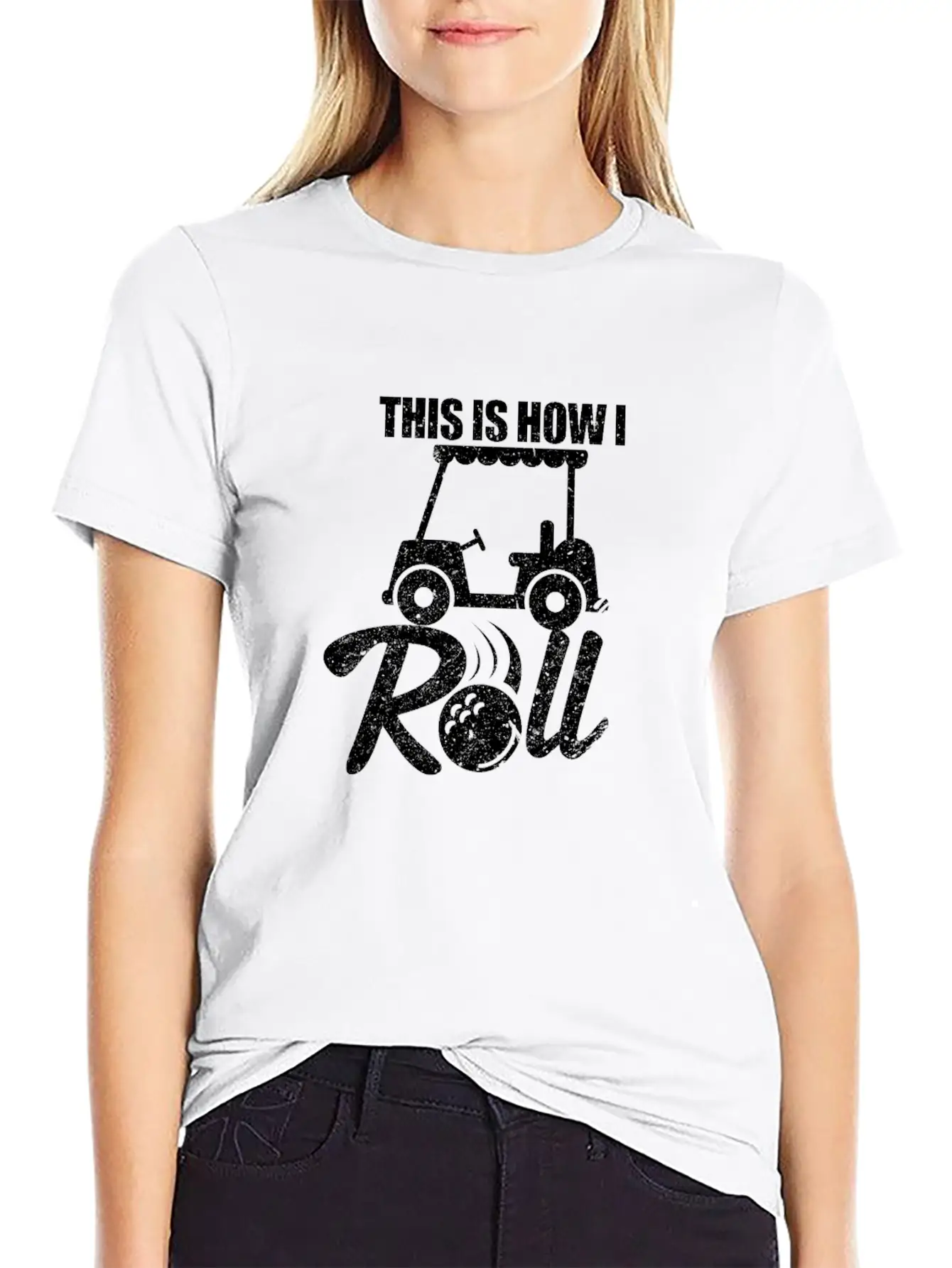 Golf Cart This Is How I Roll Unisex Casual T-Shirt – Clean Design For Daily Comfort