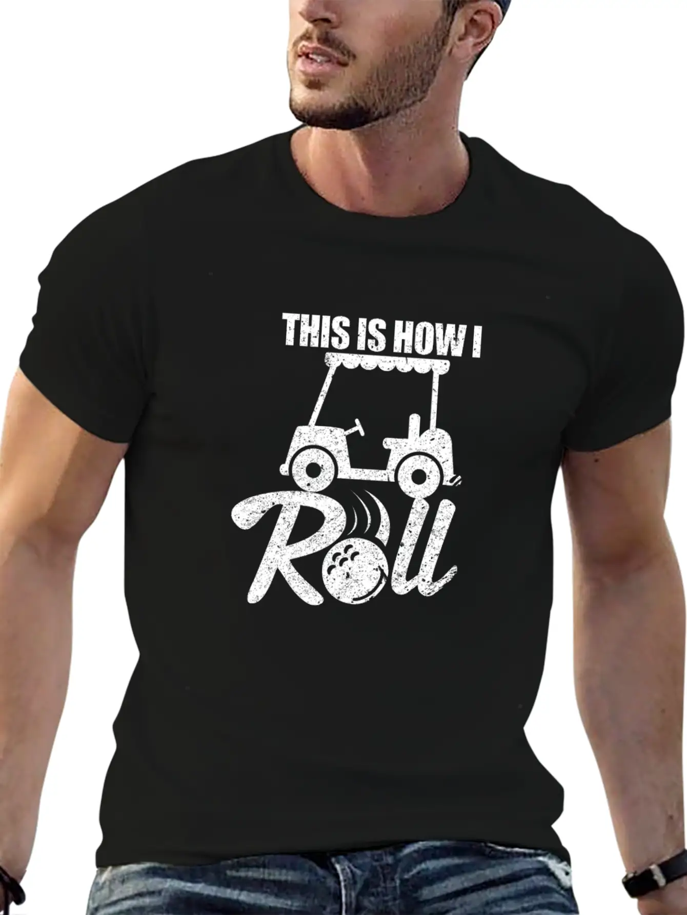 Golf Cart This Is How I Roll Unisex Casual T-Shirt – Clean Design For Daily Comfort