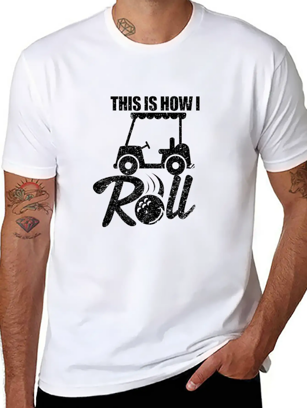 Golf Cart This Is How I Roll Unisex Casual T-Shirt – Clean Design For Daily Comfort