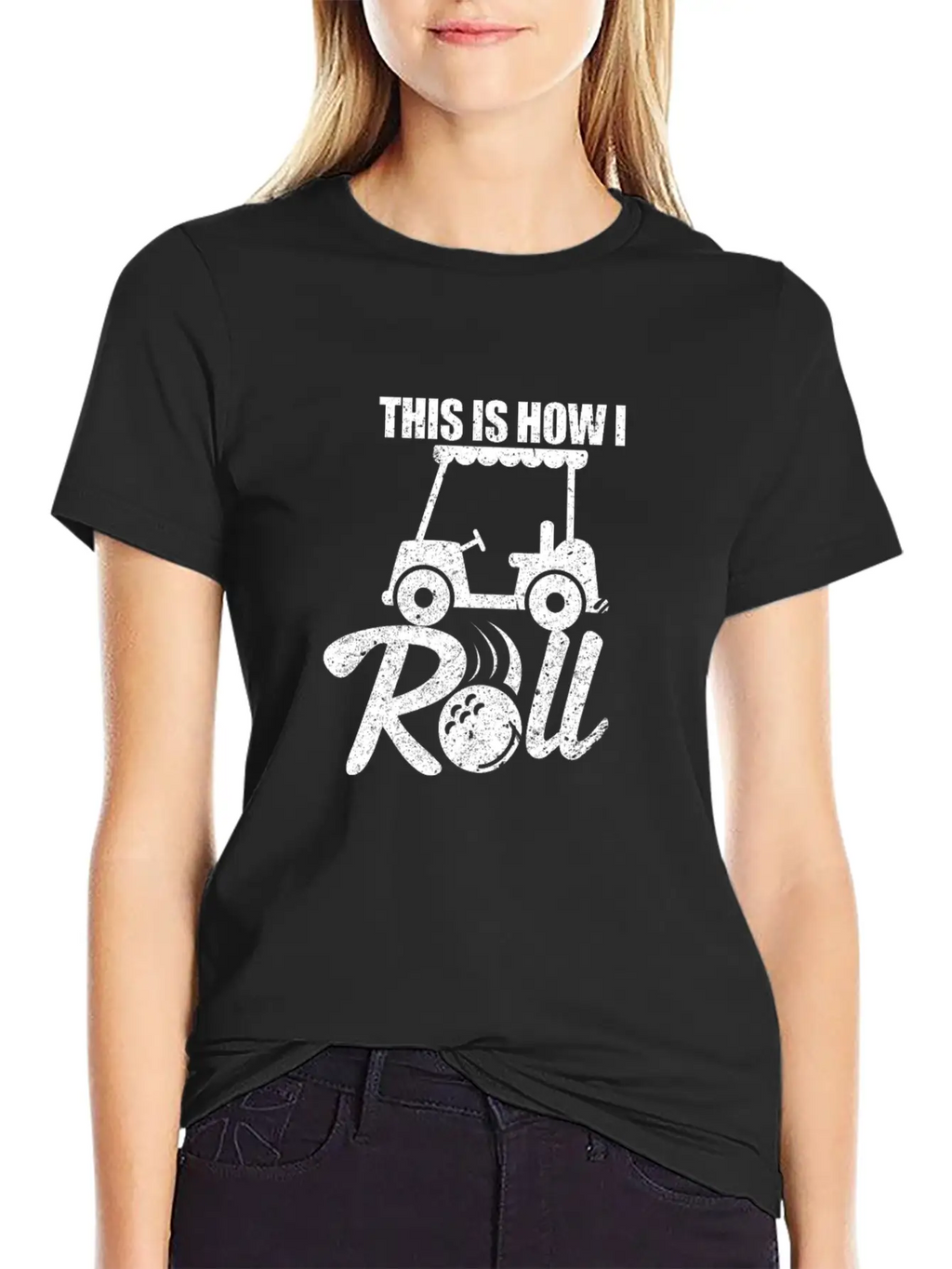 Golf Cart This Is How I Roll Unisex Casual T-Shirt – Clean Design For Daily Comfort