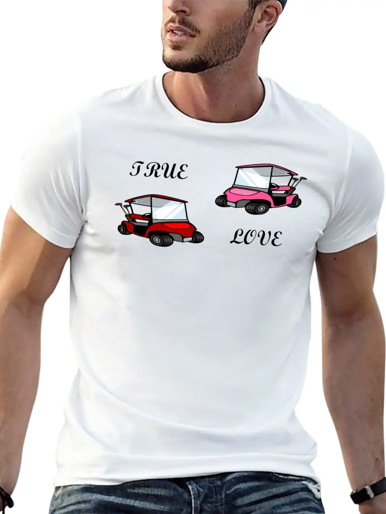 Golf Cart7 Unisex Casual T-Shirt – Clean Design For Daily Comfort
