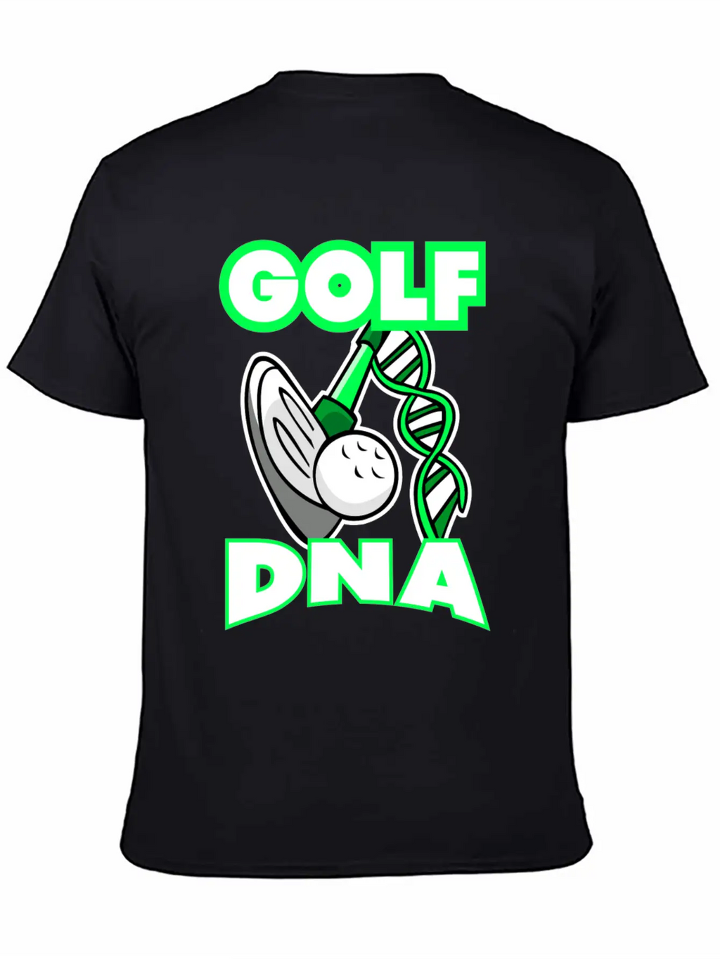 Golf DNA T-Shirt Neon Green Golf Club Unisex Casual T-Shirt – Clean Design For Daily Comfort