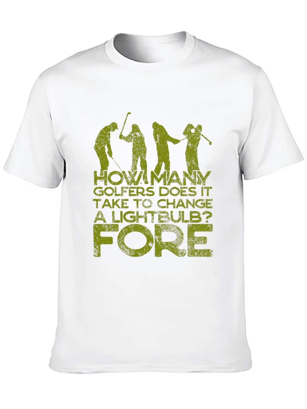 Golf - Funny Golfer Jokes - 18th Hole Breathable Soft Cotton T-Shirt – Timeless Casual Look