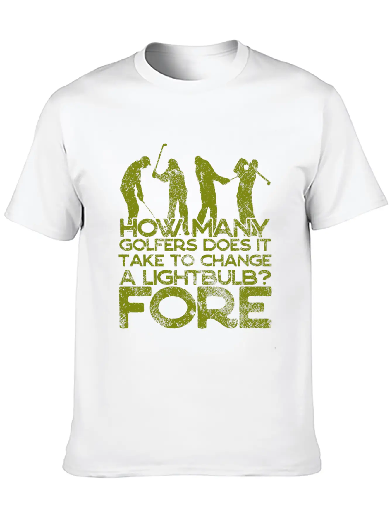 Golf - Funny Golfer Jokes - 18th Hole Breathable Soft Cotton T-Shirt – Timeless Casual Look