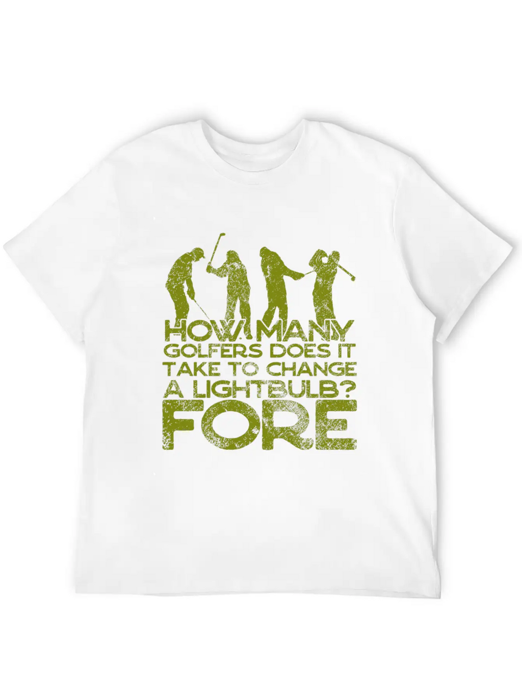 Golf - Funny Golfer Jokes - 18th Hole Breathable Soft Cotton T-Shirt – Timeless Casual Look