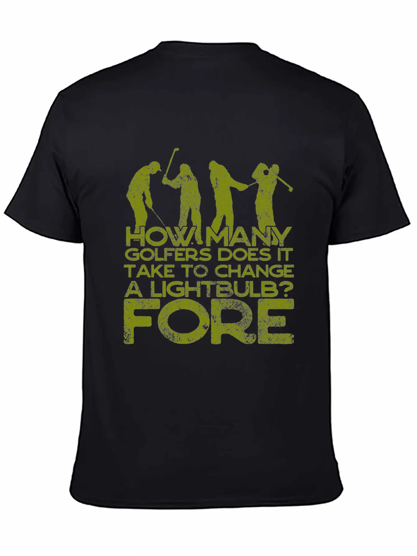 Golf - Funny Golfer Jokes - 18th Hole Breathable Soft Cotton T-Shirt – Timeless Casual Look