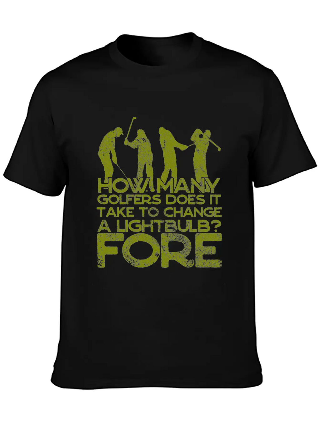 Golf - Funny Golfer Jokes - 18th Hole Breathable Soft Cotton T-Shirt – Timeless Casual Look
