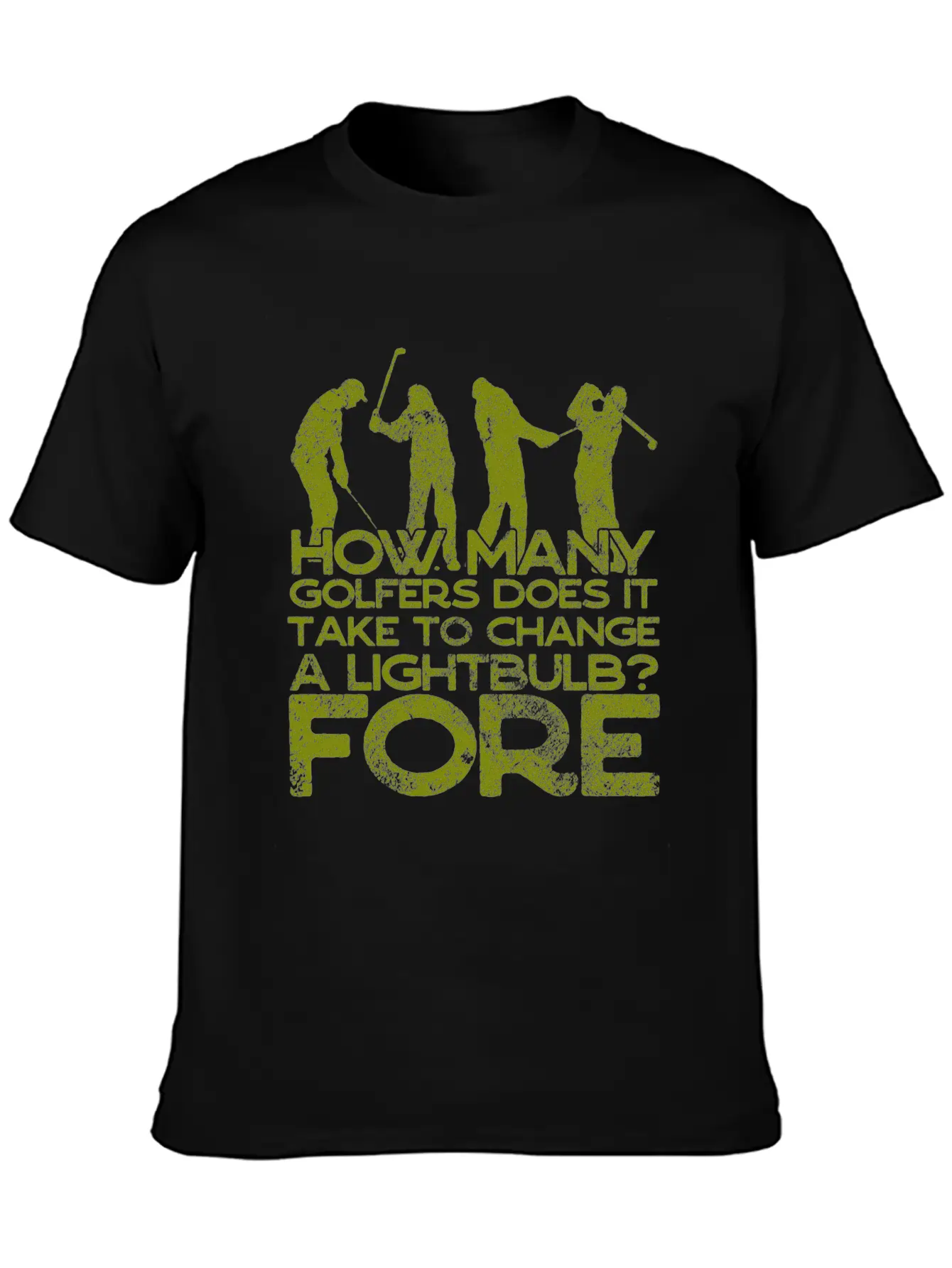 Golf - Funny Golfer Jokes - 18th Hole Breathable Soft Cotton T-Shirt – Timeless Casual Look