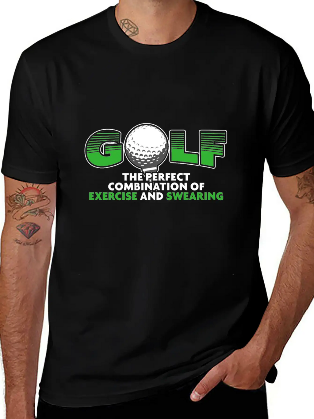 Golf The Perfect Combination Of Exercise And Casual Graphic T-Shirt – Simple And Comfortable Daily Wear