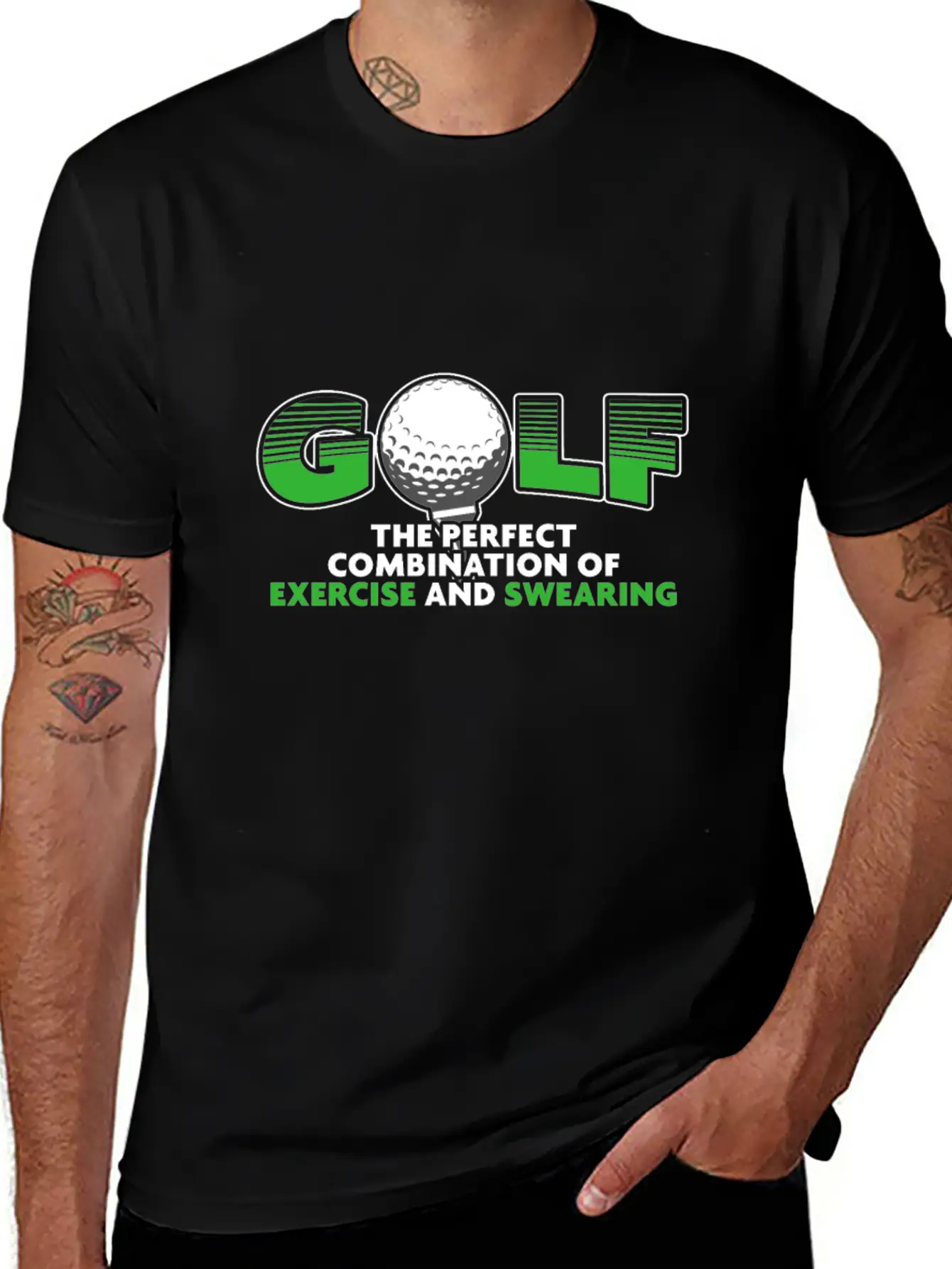 Golf The Perfect Combination Of Exercise And Casual Graphic T-Shirt – Simple And Comfortable Daily Wear