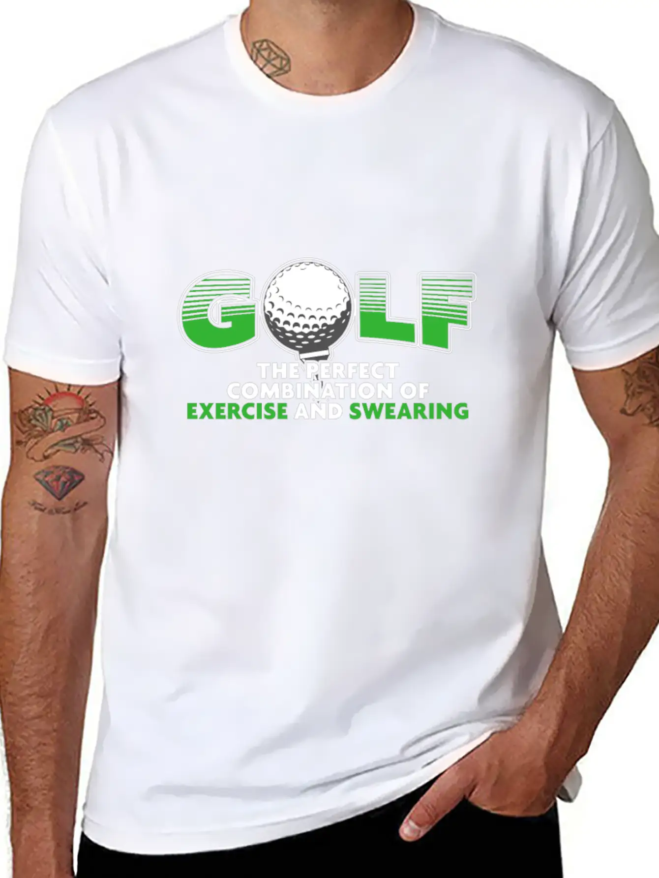 Golf The Perfect Combination Of Exercise And Casual Graphic T-Shirt – Simple And Comfortable Daily Wear