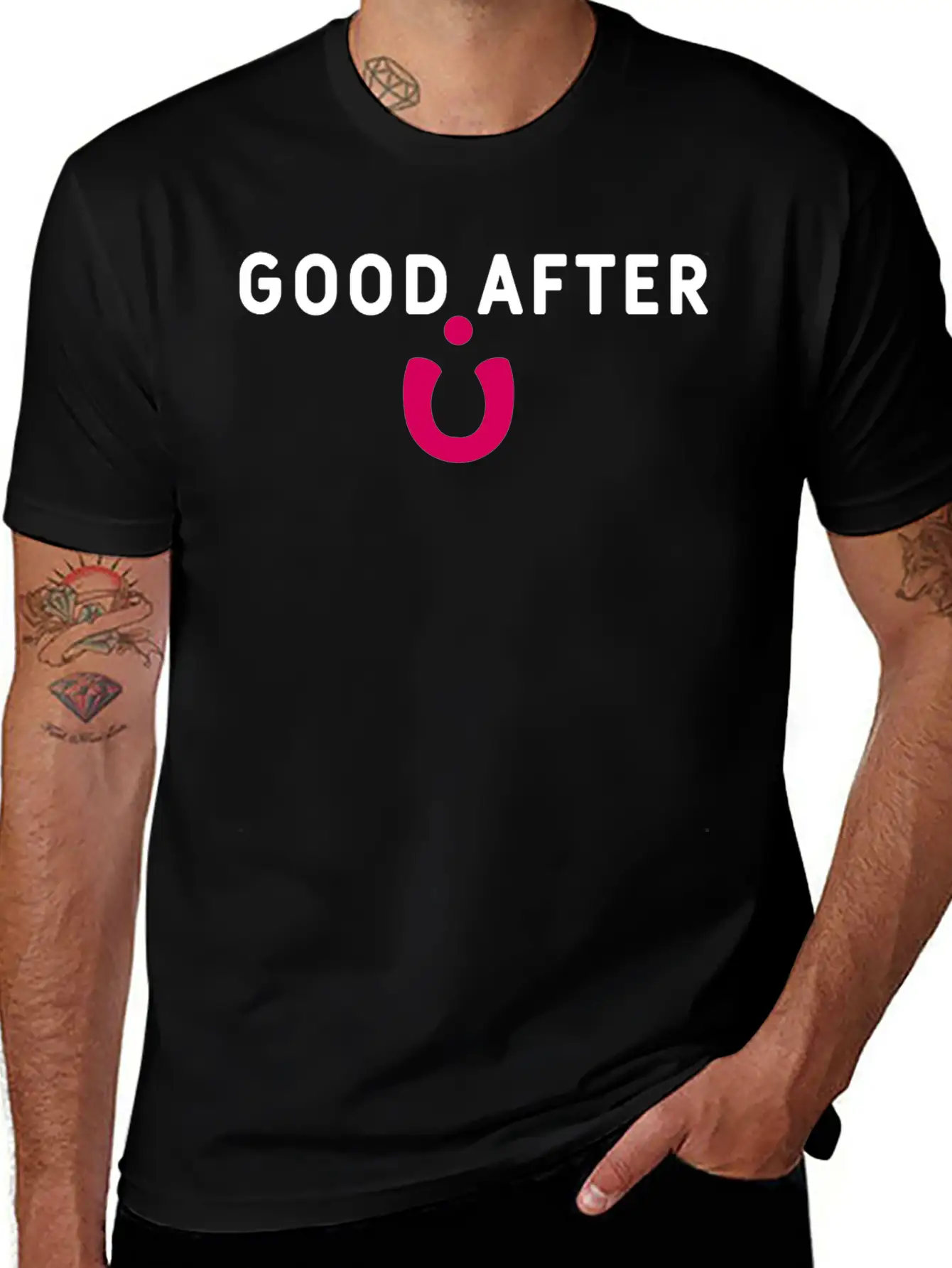 Good After Noon Arabic Letters Unisex Casual T-Shirt – Clean Design For Daily Comfort