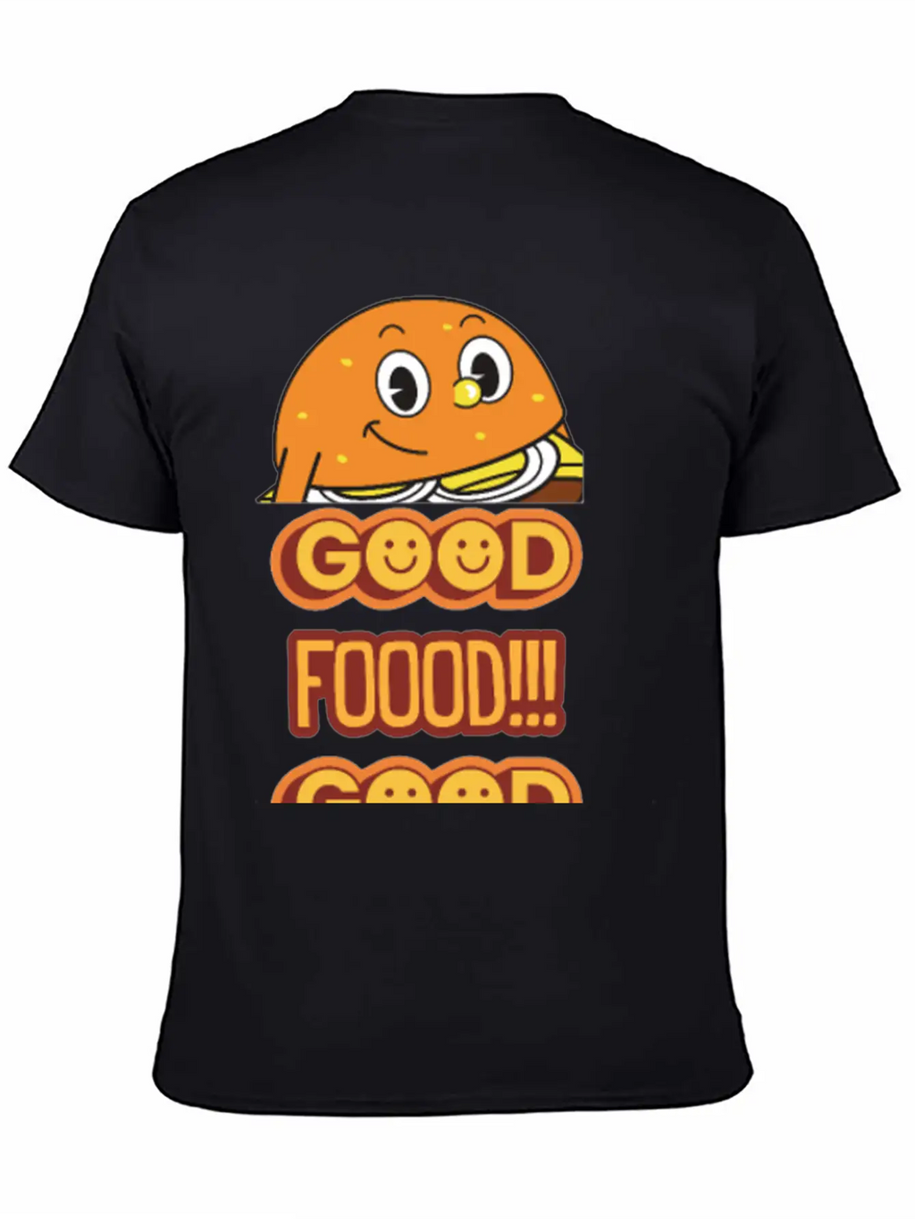 Good Food Good Mood Breathable Soft Cotton T-Shirt – Timeless Casual Look