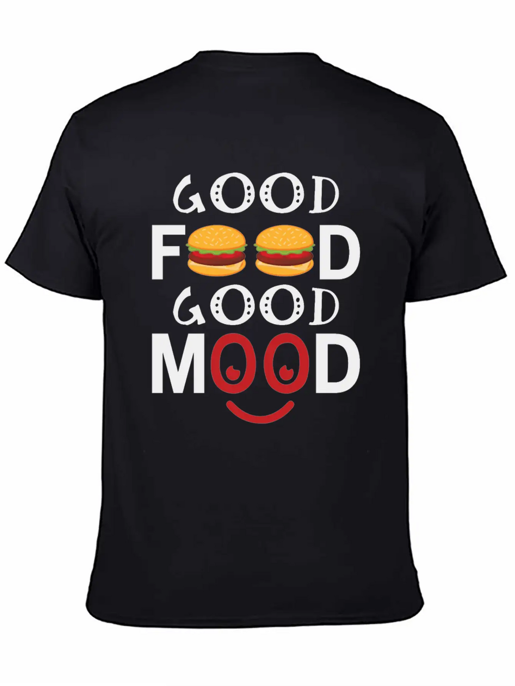Good Food Good Mood Essential Cotton Tee For Daily Outfits – Unisex Style