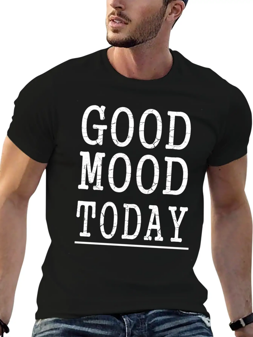 Good Mood Today Unisex Casual T-Shirt – Clean Design For Daily Comfort