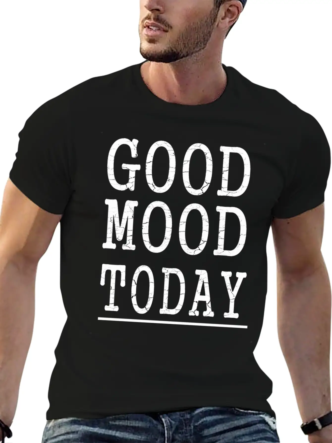 Good Mood Today Unisex Casual T-Shirt – Clean Design For Daily Comfort
