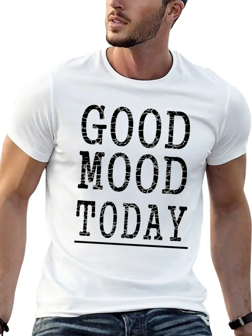 Good Mood Today Unisex Casual T-Shirt – Clean Design For Daily Comfort
