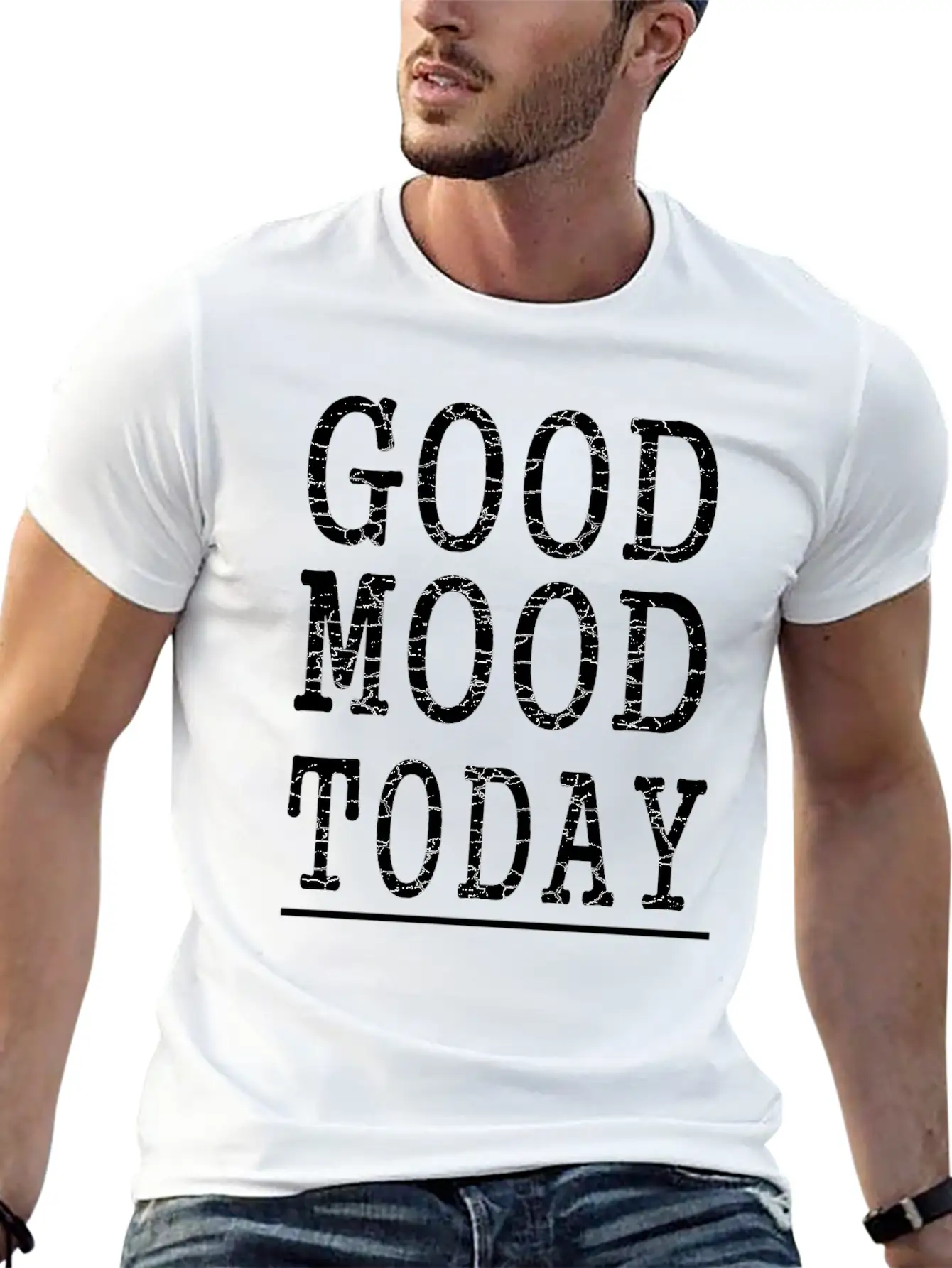 Good Mood Today Unisex Casual T-Shirt – Clean Design For Daily Comfort