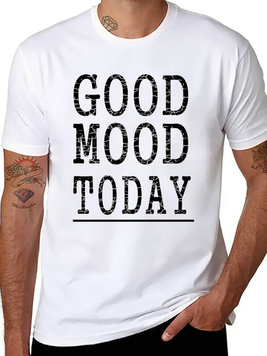 Good Mood Today Unisex Casual T-Shirt – Clean Design For Daily Comfort