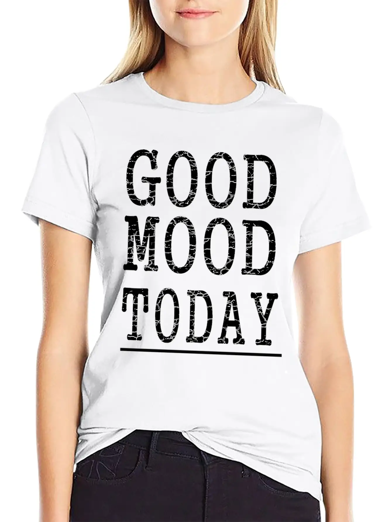 Good Mood Today Unisex Casual T-Shirt – Clean Design For Daily Comfort
