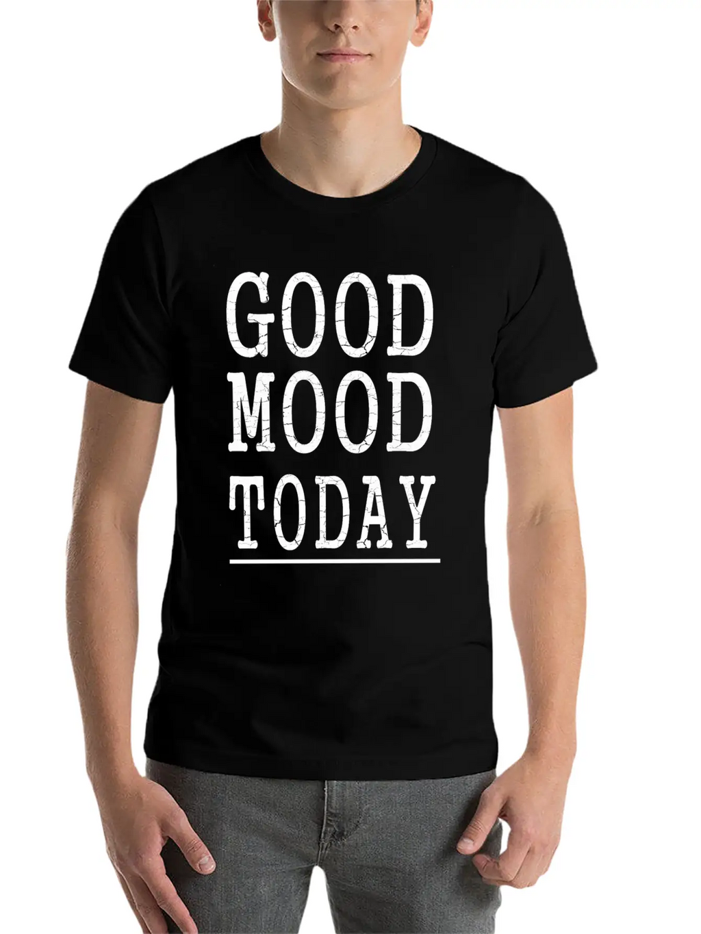 Good Mood Today Unisex Casual T-Shirt – Clean Design For Daily Comfort