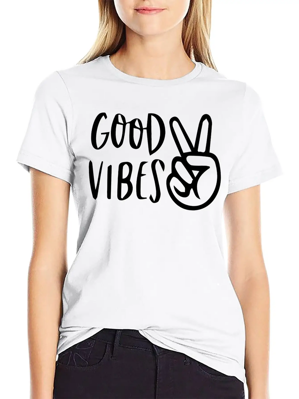 Good Vibes, Positive Attitude, Inspiration, Love Stylish Everyday T-Shirt – Unisex Basic Cotton Tee