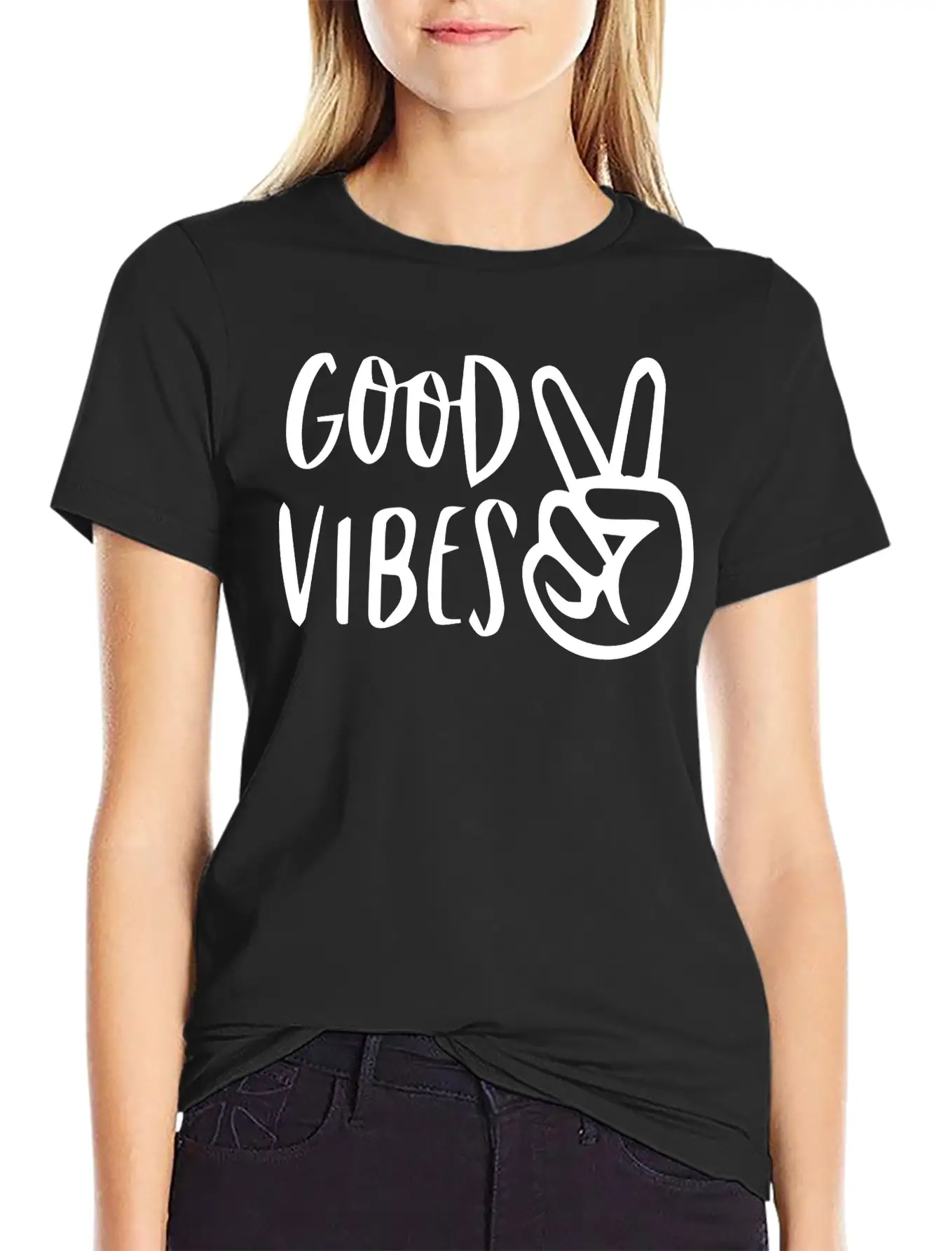 Good Vibes, Positive Attitude, Inspiration, Love Stylish Everyday T-Shirt – Unisex Basic Cotton Tee