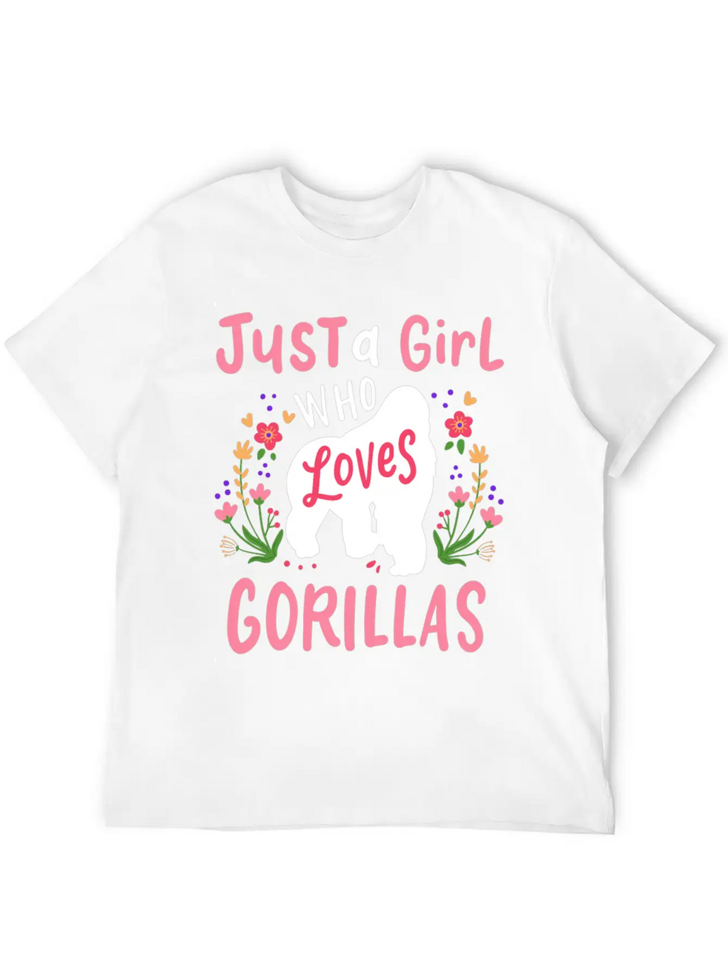 Gorilla Ape Gorilla Lover Breathable Soft Cotton T-Shirt – Timeless Casual Look