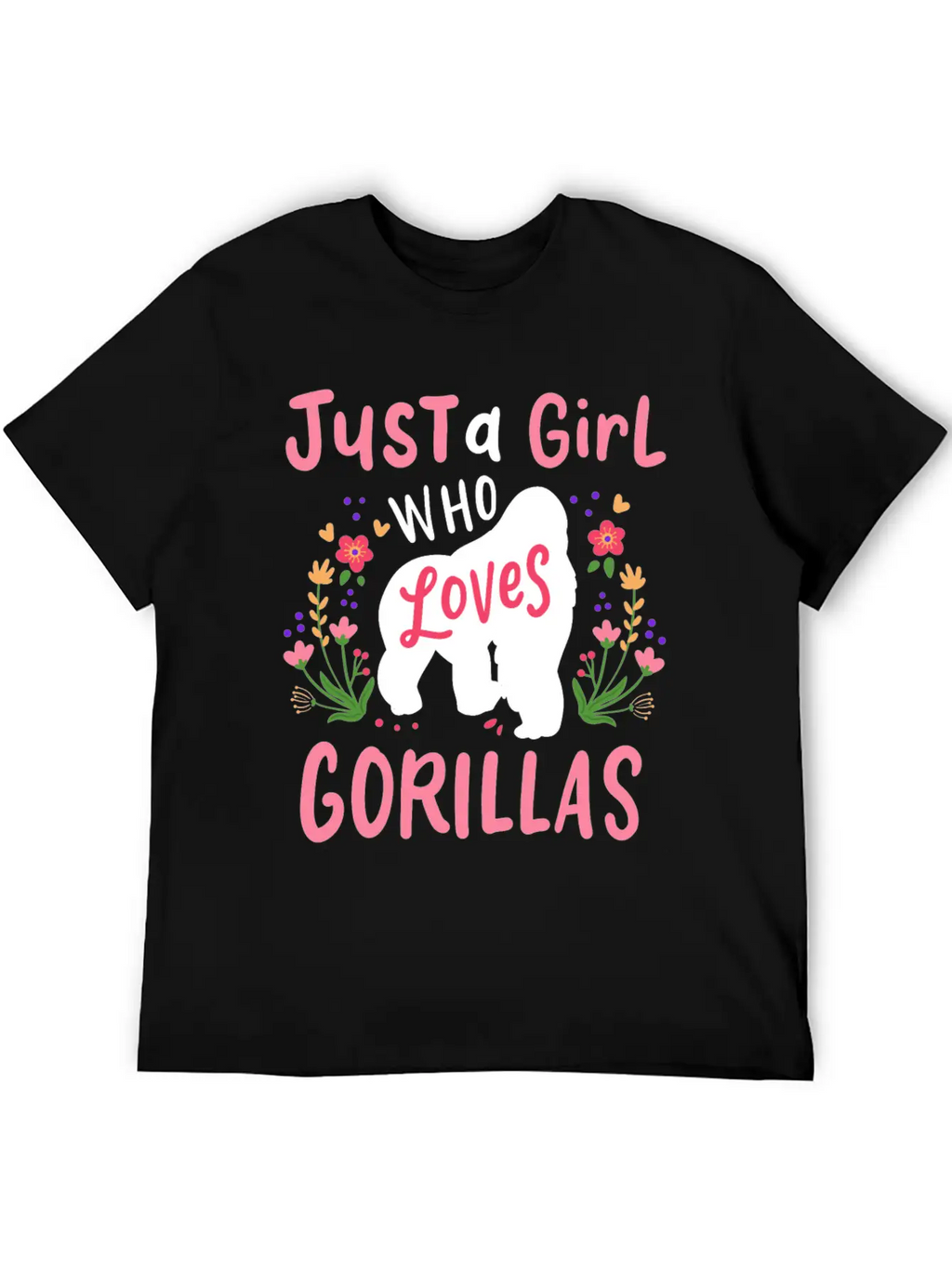 Gorilla Ape Gorilla Lover Breathable Soft Cotton T-Shirt – Timeless Casual Look