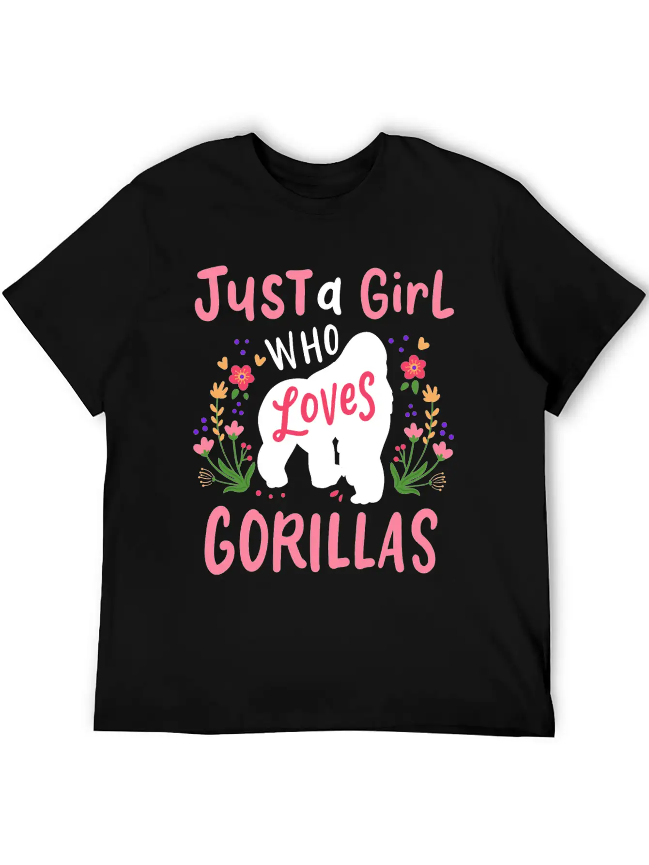 Gorilla Ape Gorilla Lover Breathable Soft Cotton T-Shirt – Timeless Casual Look