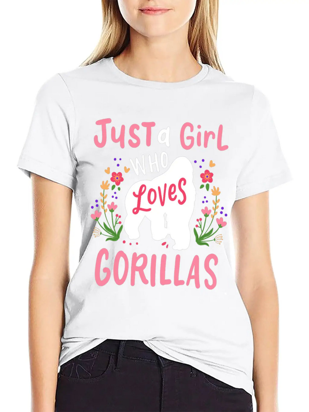 Gorilla Ape Gorilla Lover Breathable Soft Cotton T-Shirt – Timeless Casual Look