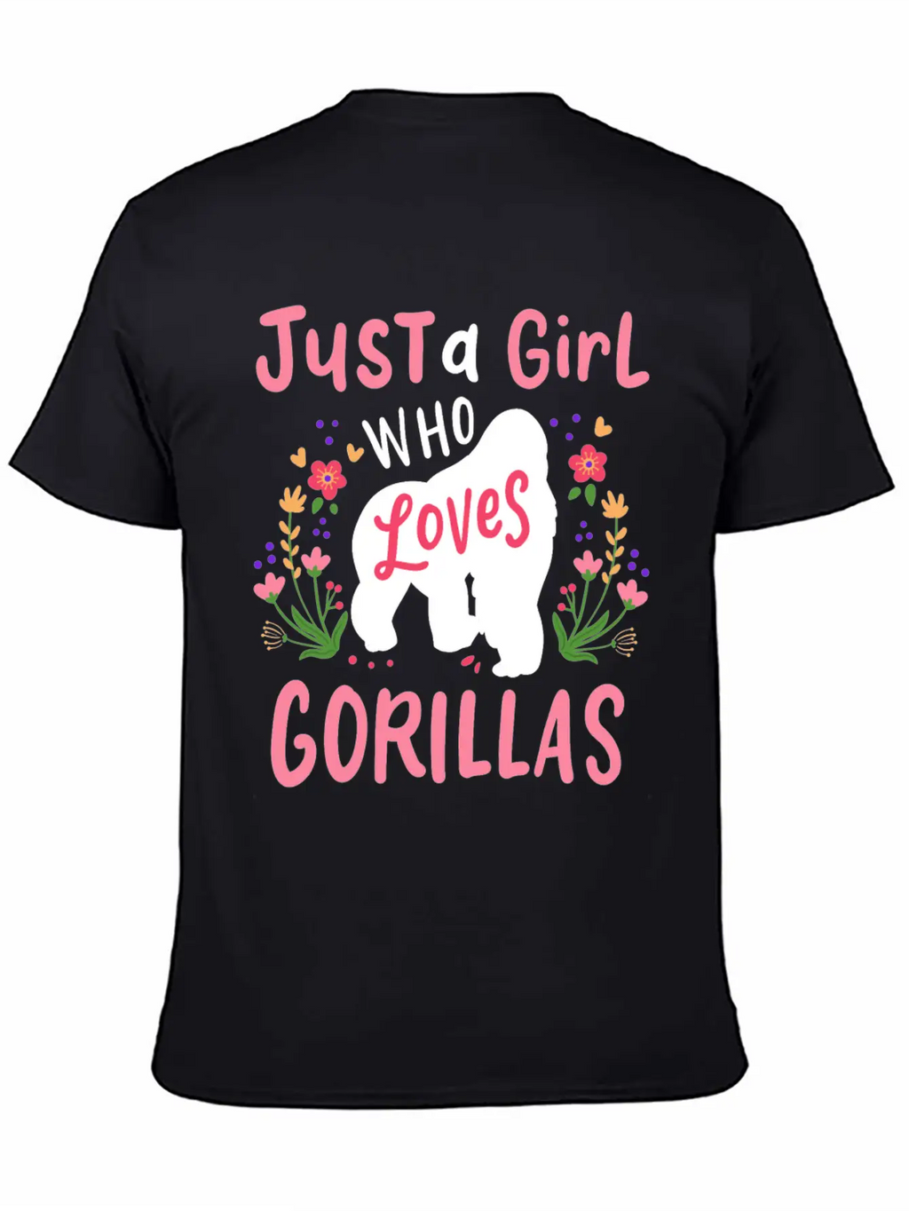 Gorilla Ape Gorilla Lover Breathable Soft Cotton T-Shirt – Timeless Casual Look