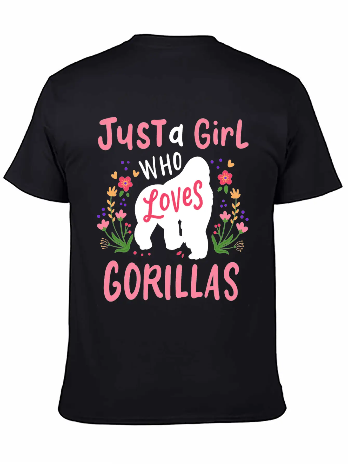 Gorilla Ape Gorilla Lover Breathable Soft Cotton T-Shirt – Timeless Casual Look