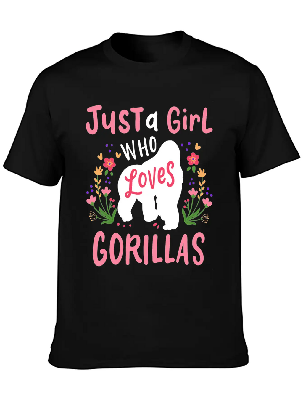 Gorilla Ape Gorilla Lover Breathable Soft Cotton T-Shirt – Timeless Casual Look
