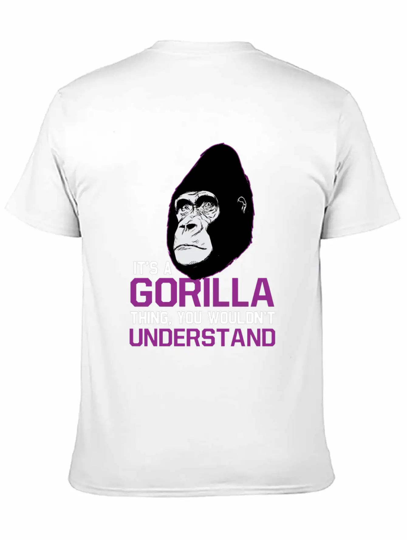 Gorilla Ape Monkey Zoo Gift Unisex Casual T-Shirt – Clean Design For Daily Comfort