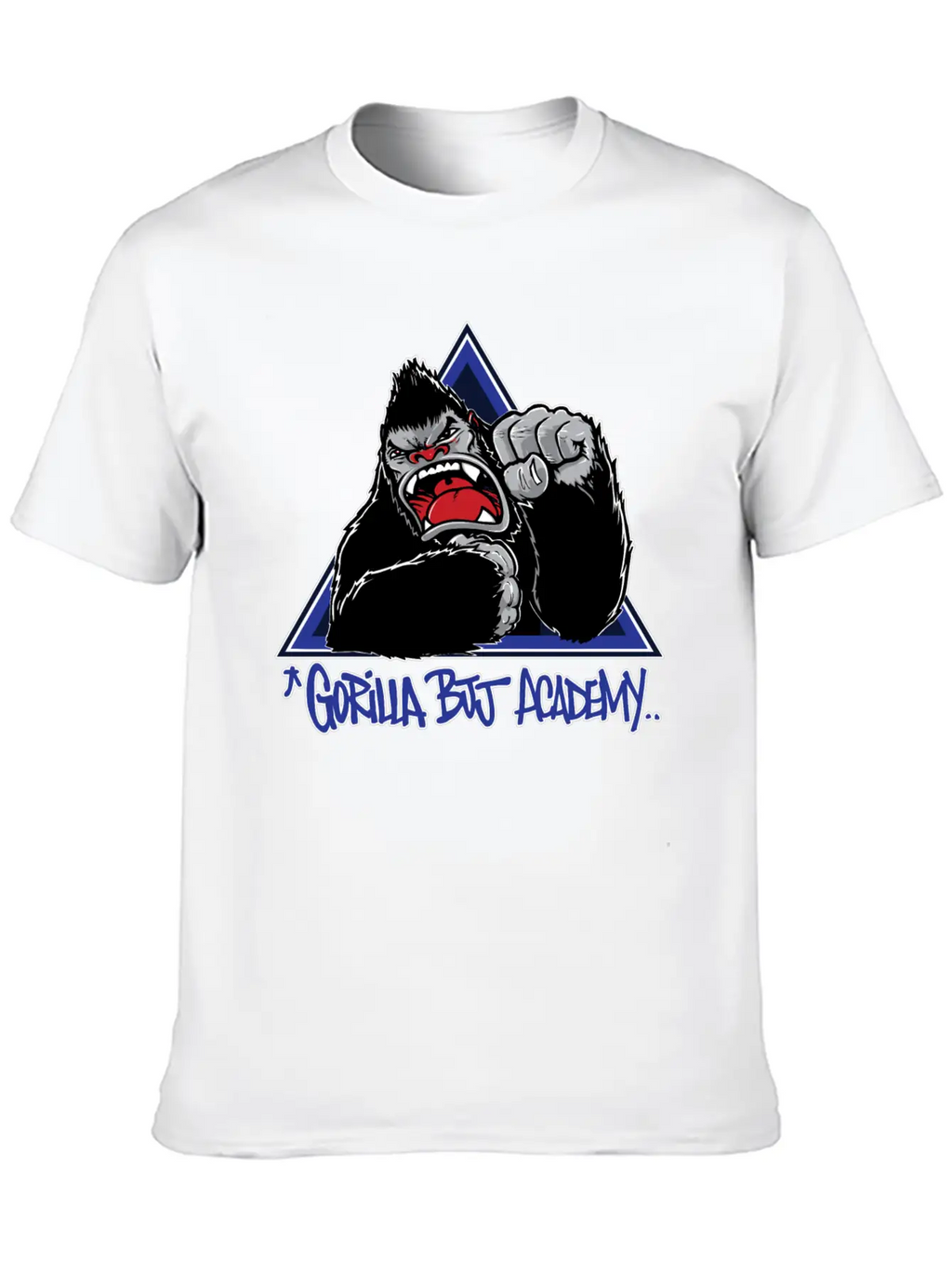 Gorilla BJJ Academy Jiu Jitsu Martial Arts Unisex Short Sleeve Soft Cotton T-Shirt – Casual Everyday Wear