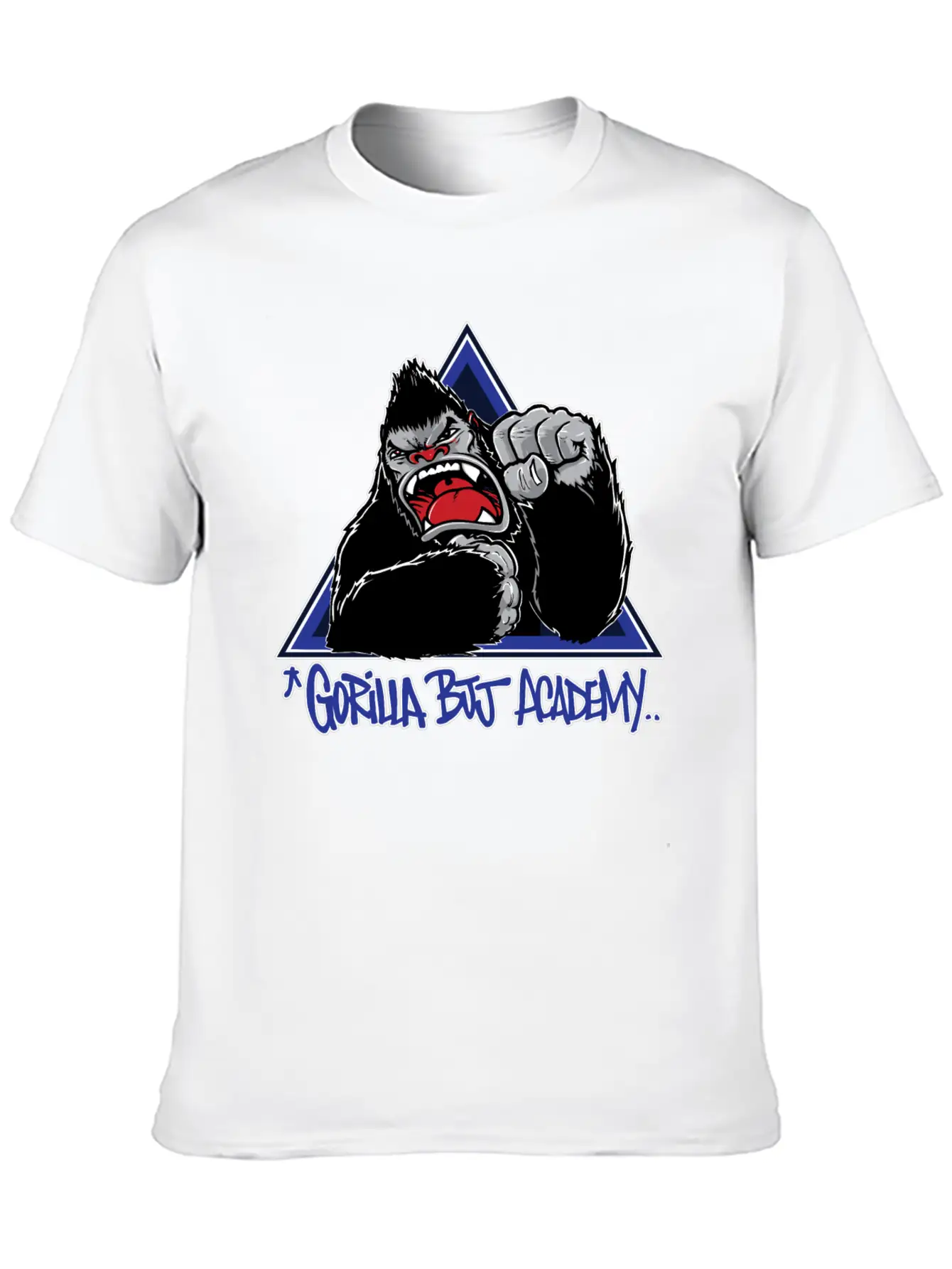 Gorilla BJJ Academy Jiu Jitsu Martial Arts Unisex Short Sleeve Soft Cotton T-Shirt – Casual Everyday Wear