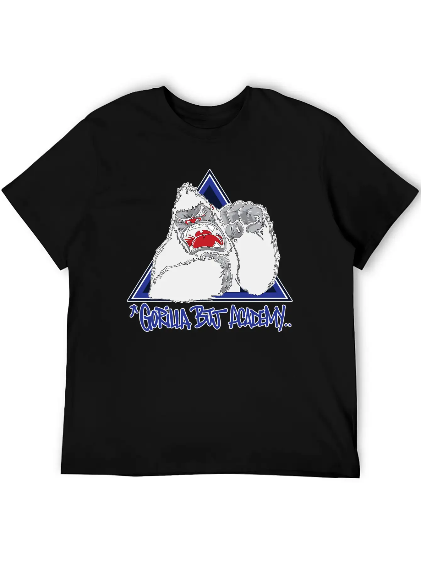 Gorilla BJJ Academy Jiu Jitsu Martial Arts Unisex Short Sleeve Soft Cotton T-Shirt – Casual Everyday Wear