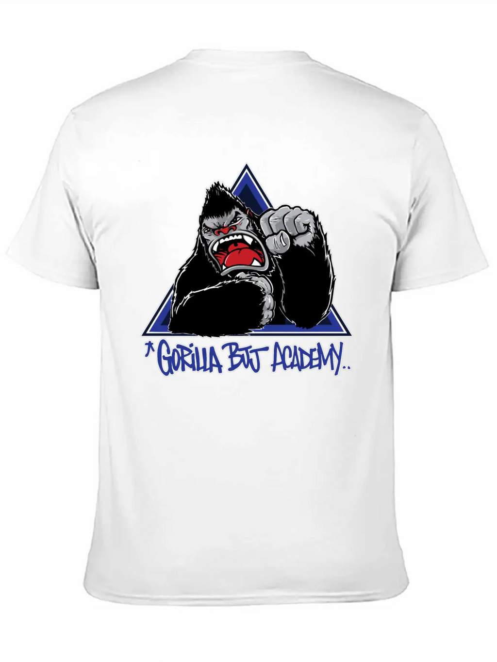 Gorilla BJJ Academy Jiu Jitsu Martial Arts Unisex Short Sleeve Soft Cotton T-Shirt – Casual Everyday Wear