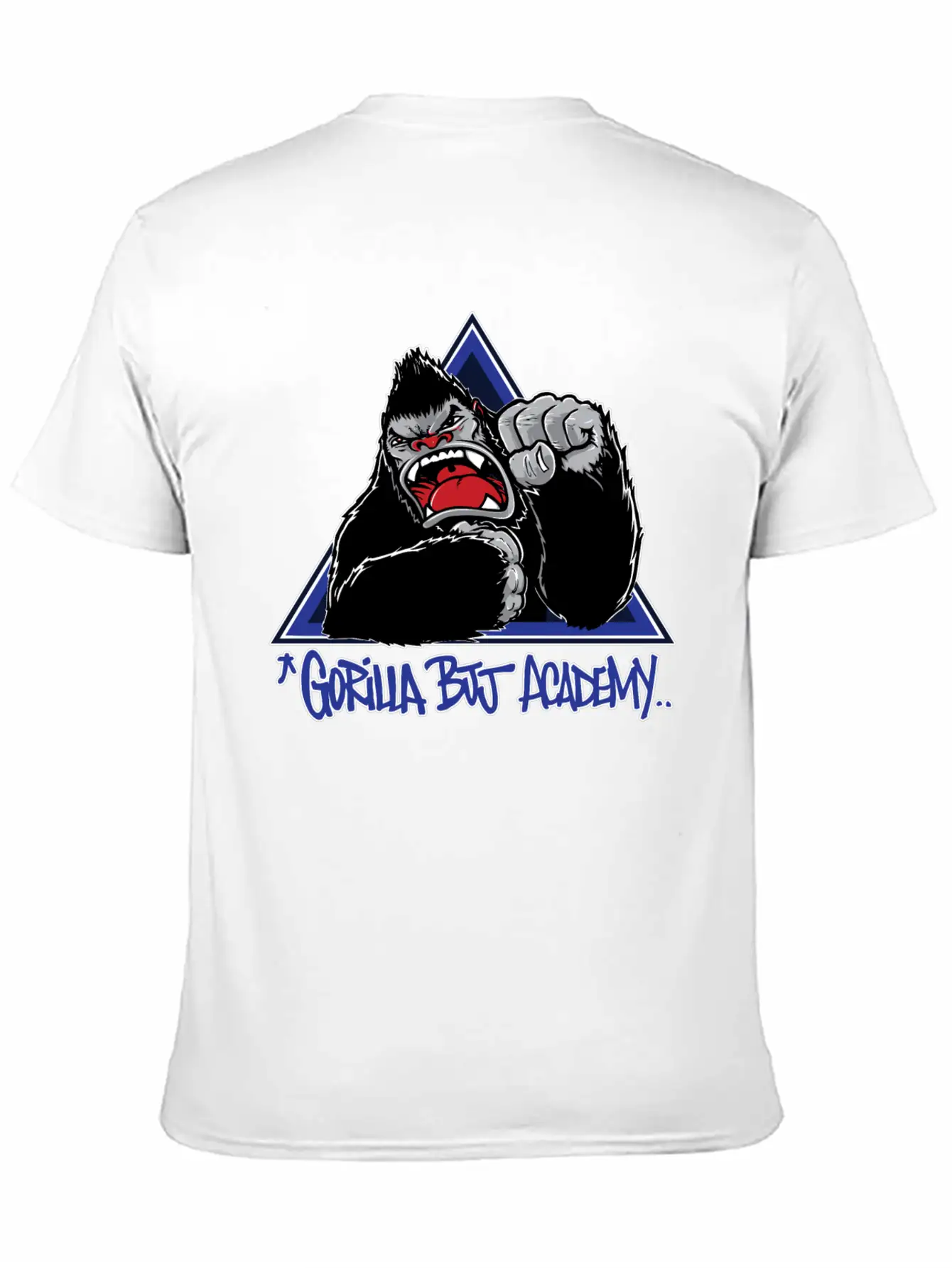 Gorilla BJJ Academy Jiu Jitsu Martial Arts Unisex Short Sleeve Soft Cotton T-Shirt – Casual Everyday Wear