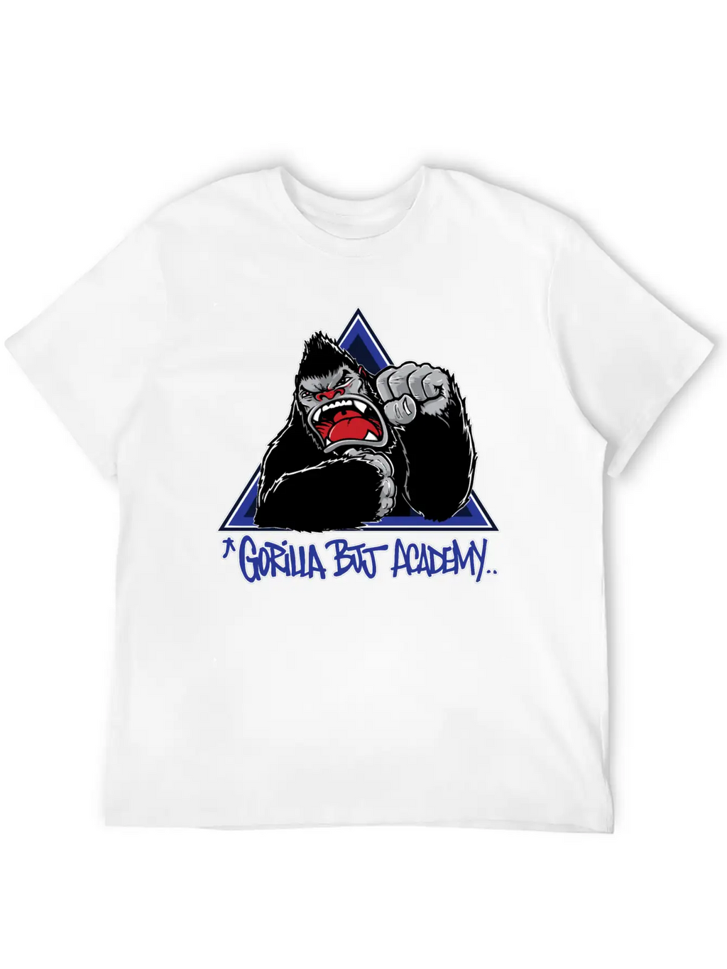 Gorilla BJJ Academy Jiu Jitsu Martial Arts Unisex Short Sleeve Soft Cotton T-Shirt – Casual Everyday Wear
