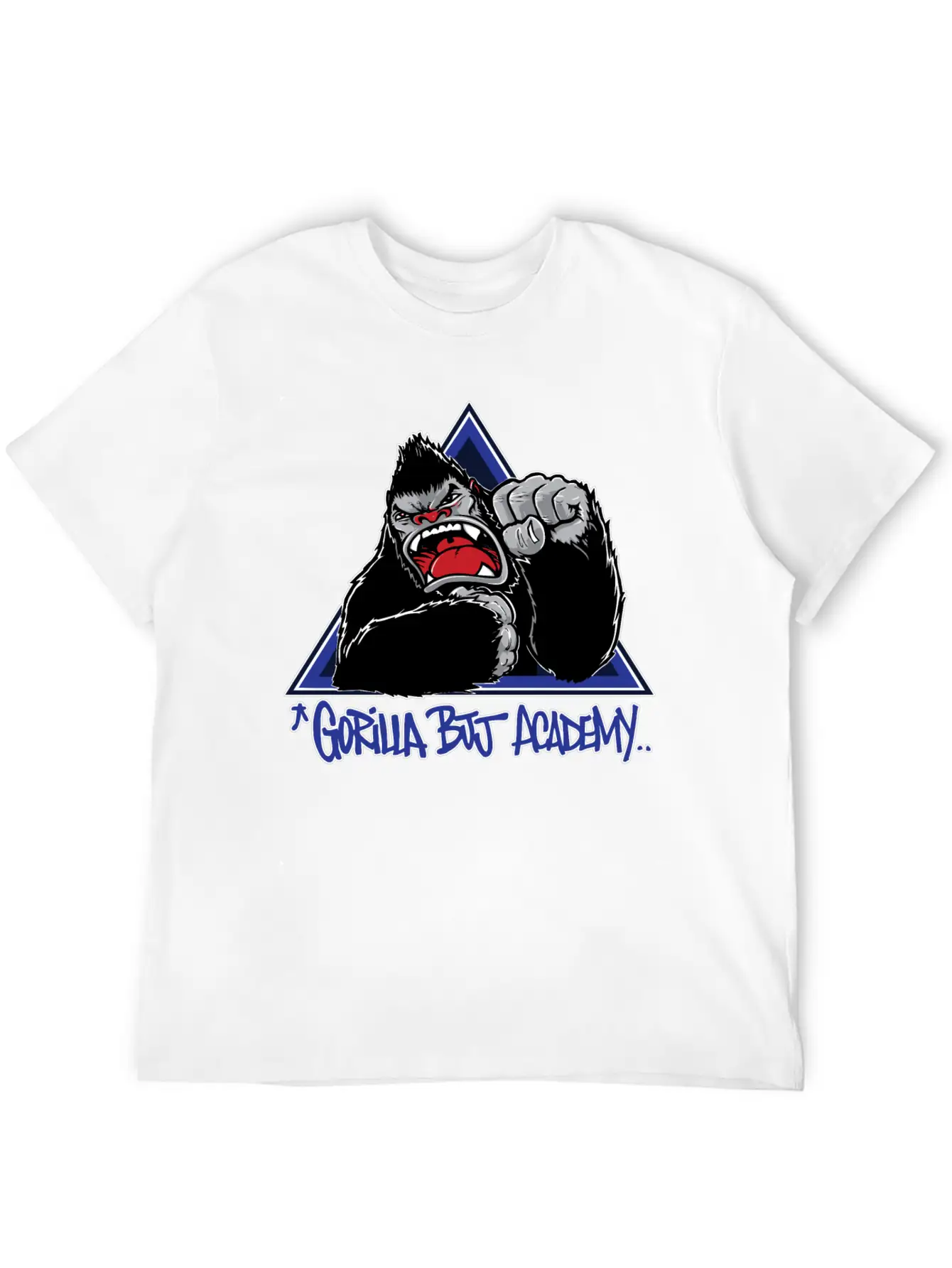 Gorilla BJJ Academy Jiu Jitsu Martial Arts Unisex Short Sleeve Soft Cotton T-Shirt – Casual Everyday Wear