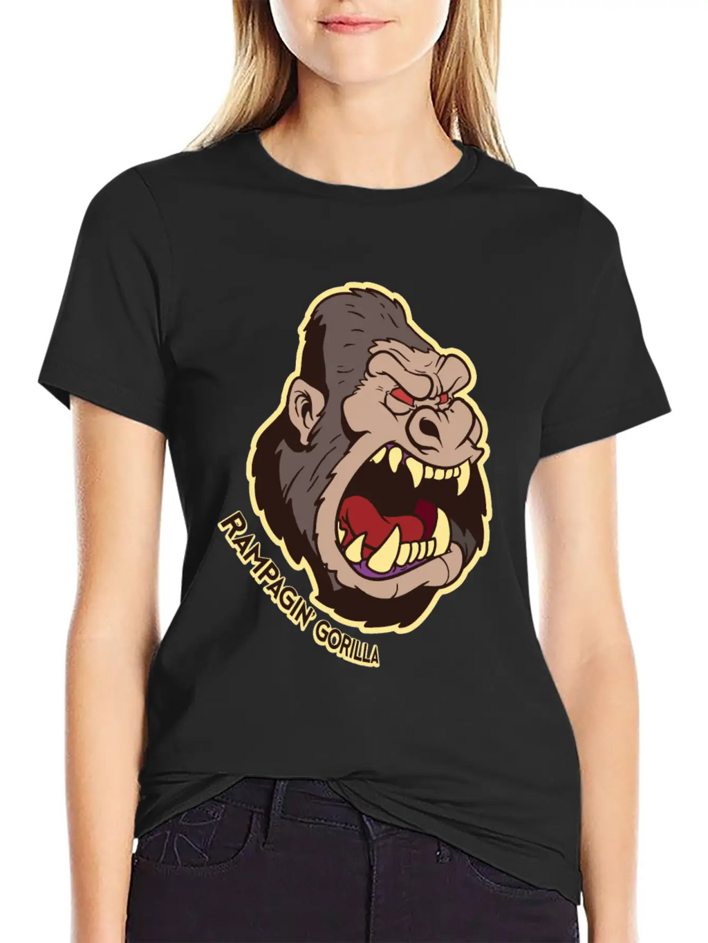 Gorilla Casual Graphic T-Shirt – Simple And Comfortable Daily Wear