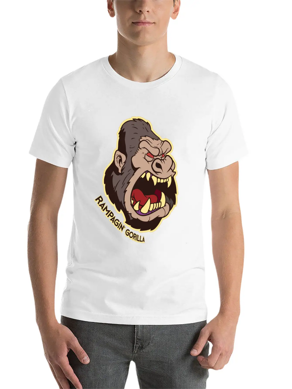 Gorilla Casual Graphic T-Shirt – Simple And Comfortable Daily Wear
