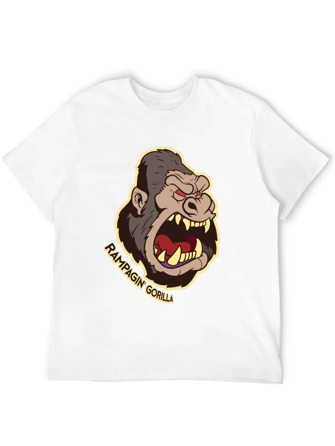 Gorilla Casual Graphic T-Shirt – Simple And Comfortable Daily Wear