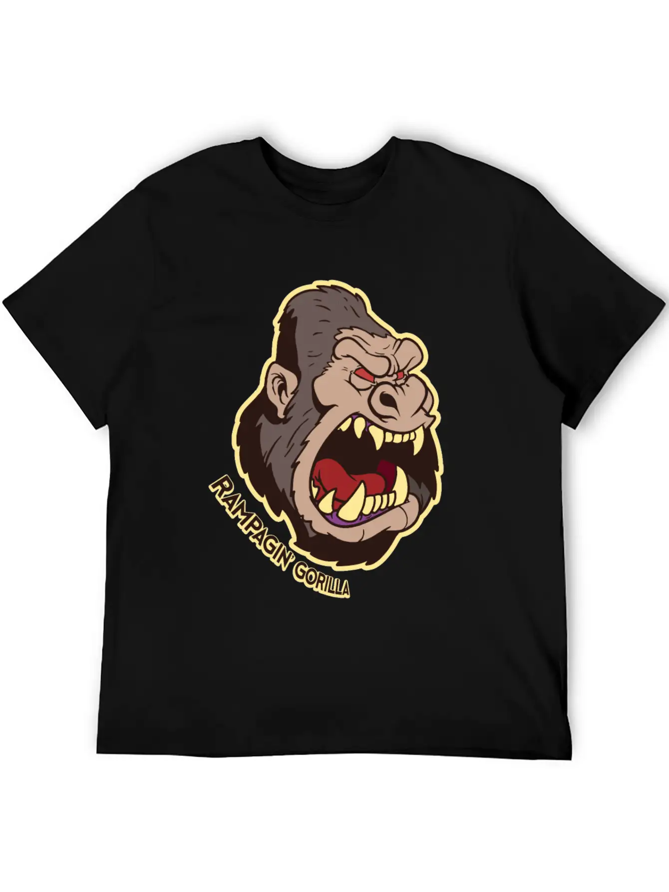 Gorilla Casual Graphic T-Shirt – Simple And Comfortable Daily Wear
